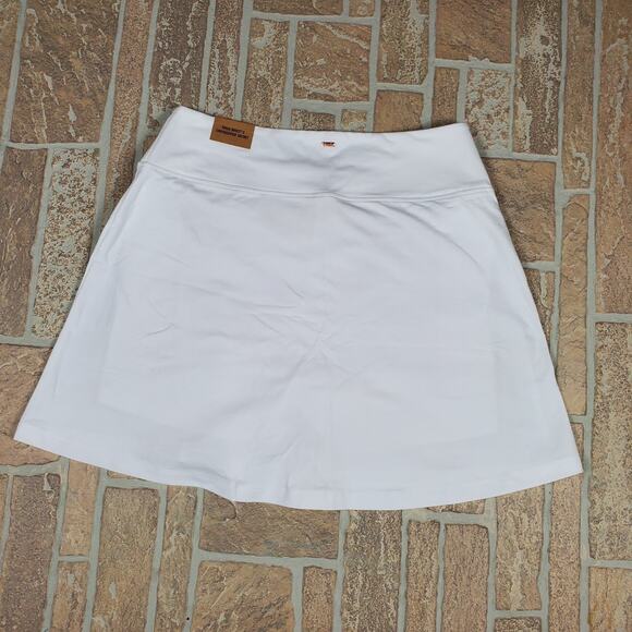 Victoria's Secret PINK Active Cotton High Waist v Crossover Skort White Size L - Picture 3 of 8